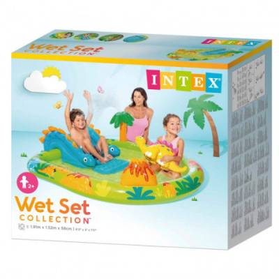WODNY PLAC ZABAW BASEN MAŁY DINO 191x152x58 cm - INTEX 57166