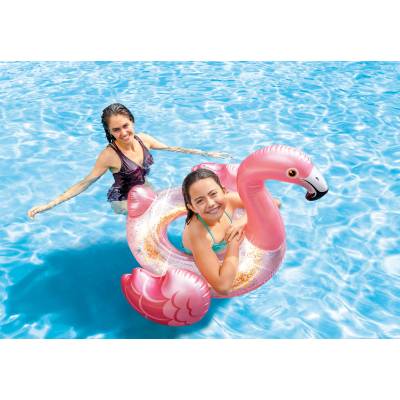 FLAMING BROKAT KOŁO DO PŁYWANIA 99cm - INTEX 56251