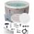 Piankowe jacuzzi spa COCOON 180x65 cm 6 os. UVC WiFi - MSpa F-CO066WE