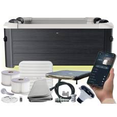 Panelowe jacuzzi spa OSLO PLUS 180x180x65 cm 6 os. UVC LED WiFi - MSpa F-OS063WP