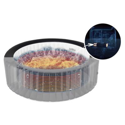 Dmuchane jacuzzi spa TIDAL-ECO 173x65 cm 6 os. UVC WiFi - MSpa F-TD066WE Dmuchane jacuzzi spa TIDAL-ECO 173x65 cm 6 os. UVC WiFi - MSpa F-TD066WE