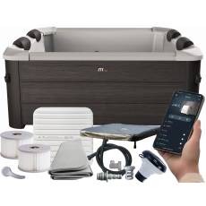 Panelowe jacuzzi spa TRIBECA 160x160x65 cm 6 os. UVC LED WiFi - MSpa F-TR062W