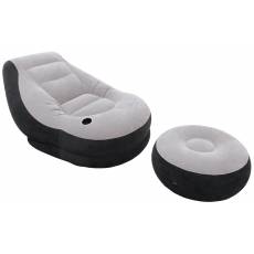DMUCHANY FOTEL + PUFA 102x137x79 cm - INTEX 68564