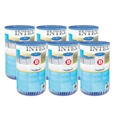 6 x FILTR PAPIEROWY DO POMPY BASENOWEJ TYP B - INTEX 29005