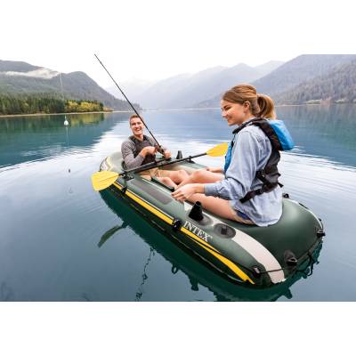 Ponton SEAHAWK 2 + plastikowe wiosła / pompka - Intex 68347